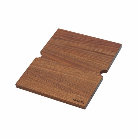 RUVATI 13 x 16 inch Solid Wood Replacement Cutting Board for RVH8210 and RVQ5210 workstation sinks RVA1210